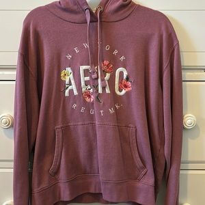 Pink Floral Aeropostale Hoodie